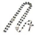 Black Rosary Necklace